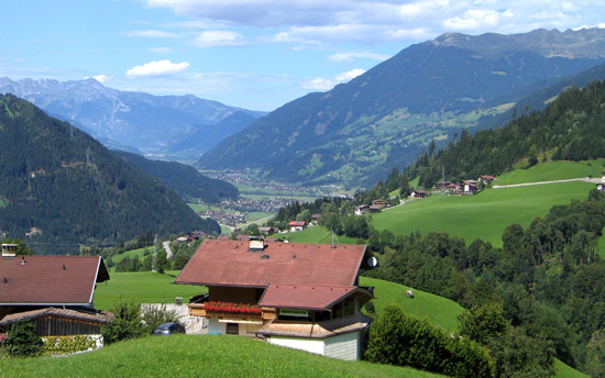 Ausblick ins Zillertal