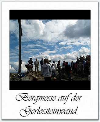 Bergmesse auf der Gerlossteinwand