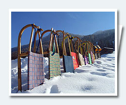 borrow sledges and give it a try